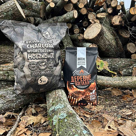 Паперові мішки для деревного вугілля 1,5 кг і 2,5 кг - Упаковка|shop on we.ua