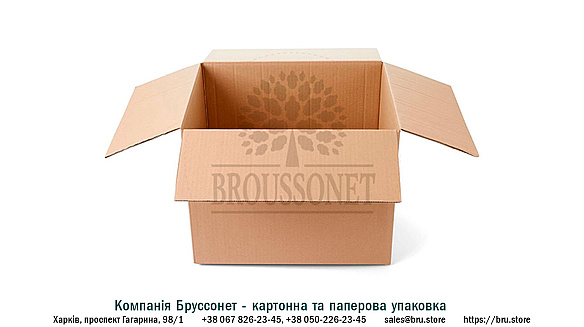 Чотириклапанний гофроящик 400x300x300 мм з об'ємною вагою 9 кг бурий на we.ua