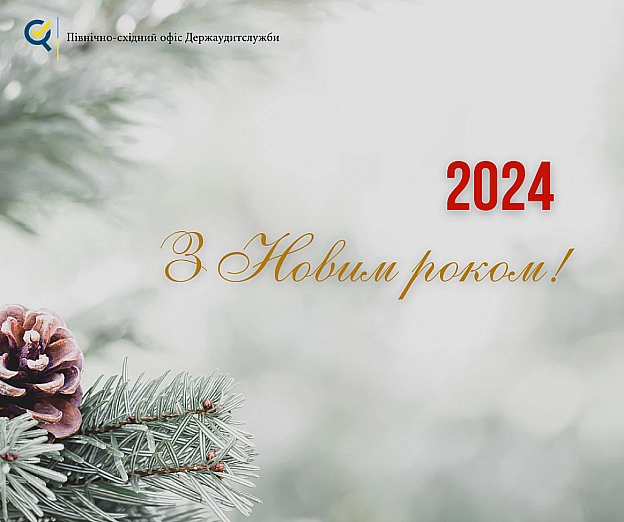 Вітаємо з Новим 2024 роком! 🎄 - Північно-східний офіс Держаудитслужби на we.ua