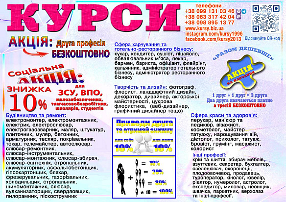 Services in a services in education and tutoring in Київ per 3 500 uah. on we.ua