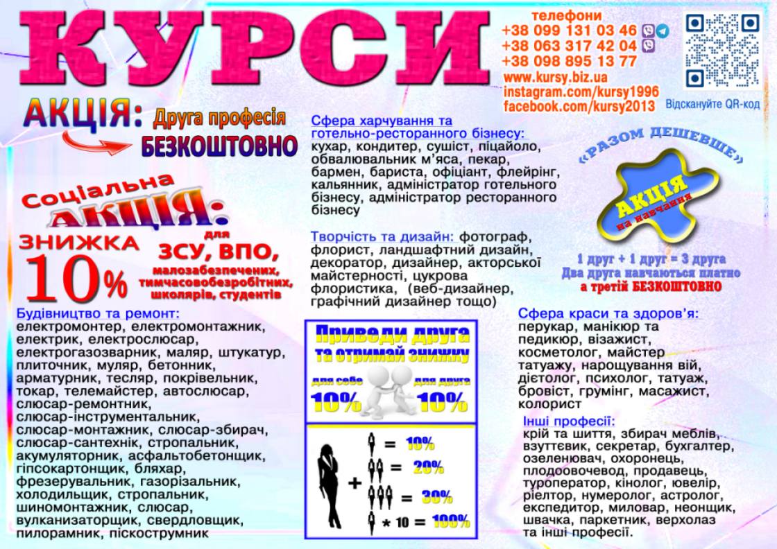Послуги в послуги з навчання та репетиторства в Києві за 3 500 грн